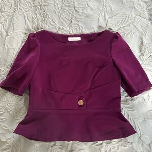 Elegant Purple Women's Top